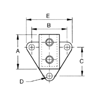 AIS 15&nbsp;SIDE MOUNT FLANGE